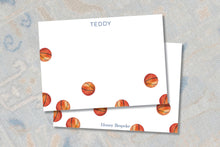 Load image into Gallery viewer, Personalized Basketball Stationery
