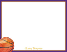 Load image into Gallery viewer, Personalized Basketball Team Colors Stationery
