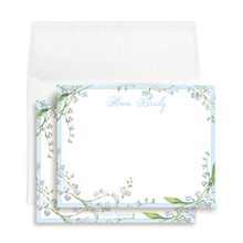 Load image into Gallery viewer, Blue Lily of the Valley Stationery
