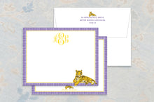 Load image into Gallery viewer, LSU Tigers Stationery | Personalized Louisiana State University Graduation Gifts
