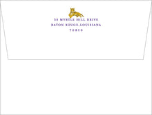Load image into Gallery viewer, LSU Tigers Stationery | Personalized Louisiana State University Graduation Gifts
