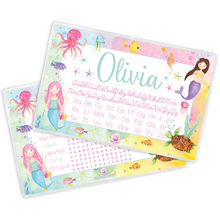 Load image into Gallery viewer, Mermaid Laminated Placemat

