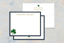 Load image into Gallery viewer, Notre Dame Stationery | Fighting Irish Shamrock Graduation Gift
