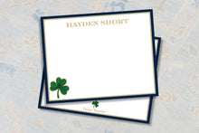 Load image into Gallery viewer, Notre Dame Stationery | Fighting Irish Shamrock Graduation Gift

