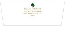 Load image into Gallery viewer, Notre Dame Stationery | Fighting Irish Shamrock Graduation Gift
