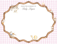 Load image into Gallery viewer, Personalized Baby Stationery | Nursery Rhyme Note Cards
