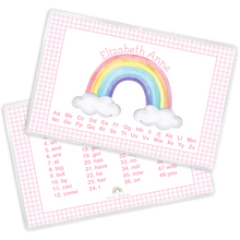 Load image into Gallery viewer, Rainbow Laminated Placemat
