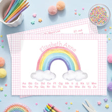 Load image into Gallery viewer, Rainbow Laminated Placemat
