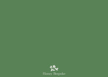 Load image into Gallery viewer, Classic Green Christmas Card, back of card with Honey Bespoke logo
