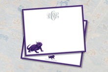 Load image into Gallery viewer, TCU Stationery | Personalized TCU Horned Frogs Graduation Gifts
