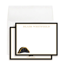 Load image into Gallery viewer, Vanderbilt Stationery | Black &amp; Gold
