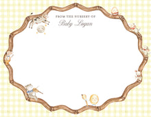 Load image into Gallery viewer, Personalized Baby Stationery | Nursery Rhyme Note Cards
