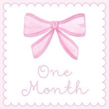 Load image into Gallery viewer, Pink Bow Milestone Cards
