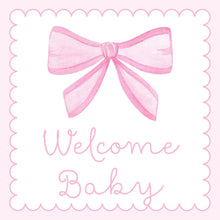 Load image into Gallery viewer, Watercolor Pink Bow Milestone Cards
