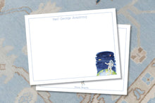 Load image into Gallery viewer, Personalized Astronaut Stationery / Boys Space Theme Stationery Set / Personalized Thank You Cards / Personalized Stationary / A Note From
