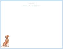 Load image into Gallery viewer, Personalized Vizsla Stationery / Boys Dog Stationery Set / Personalized Thank You Cards / Personalized Stationary / Thank you Notes

