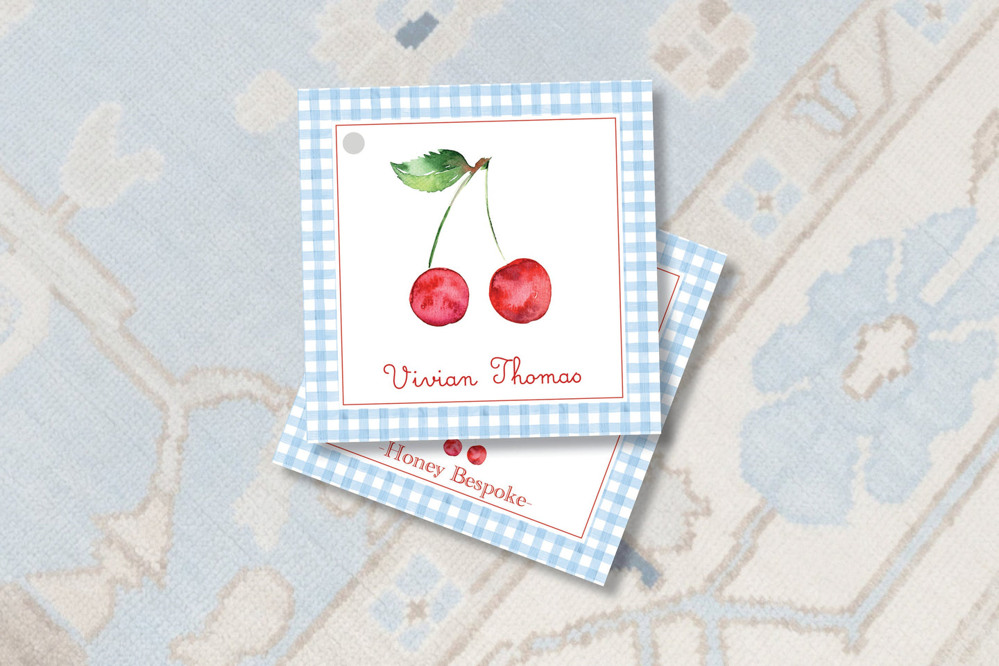 Twotti Fruitti Gift Tag / Twotti Fruity Gift Tag / Cherry On Top / Summer Gift Tag / Enclosure Card / Birthday Gift Tag / Preppy Gift