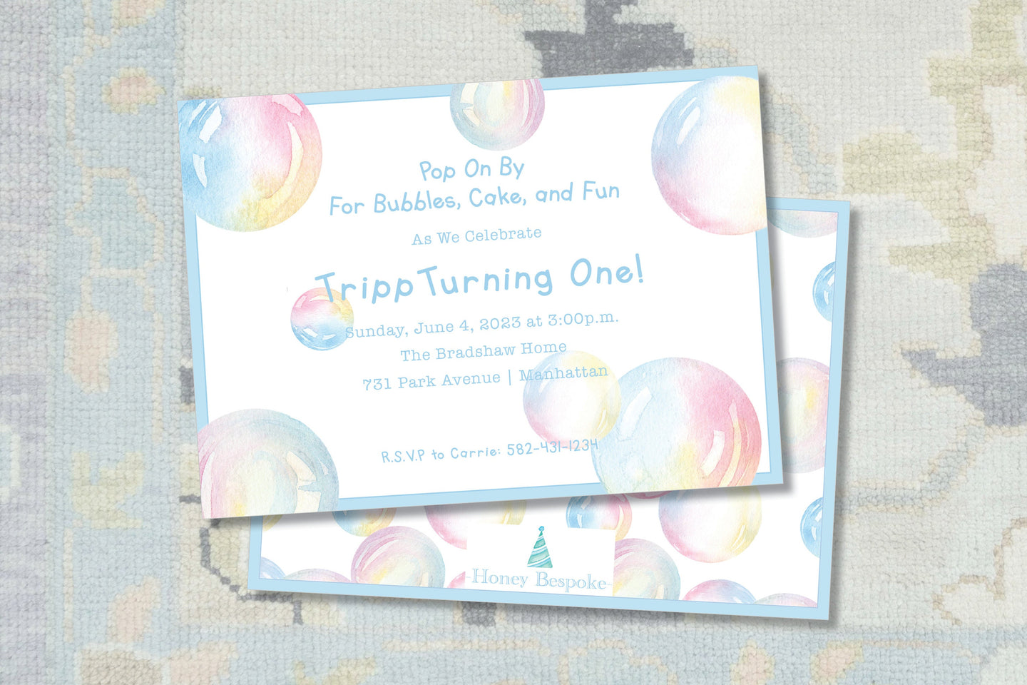 Bubble Party Birthday Invitation / Pop On By / Pop On Over / Bubble Birthday Party / Bubble Boys Birthday