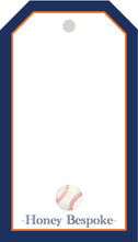 Load image into Gallery viewer, Baseball Gift Tag / Watercolor Baseball Theme / Baseball Boy Party / Houston Astros
