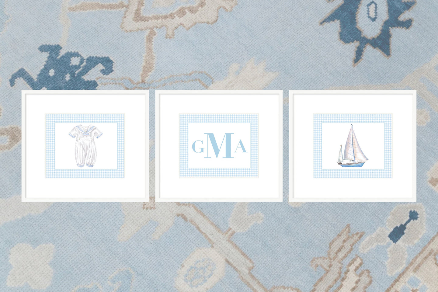 Watercolor Nautical Nursery Art Prints
