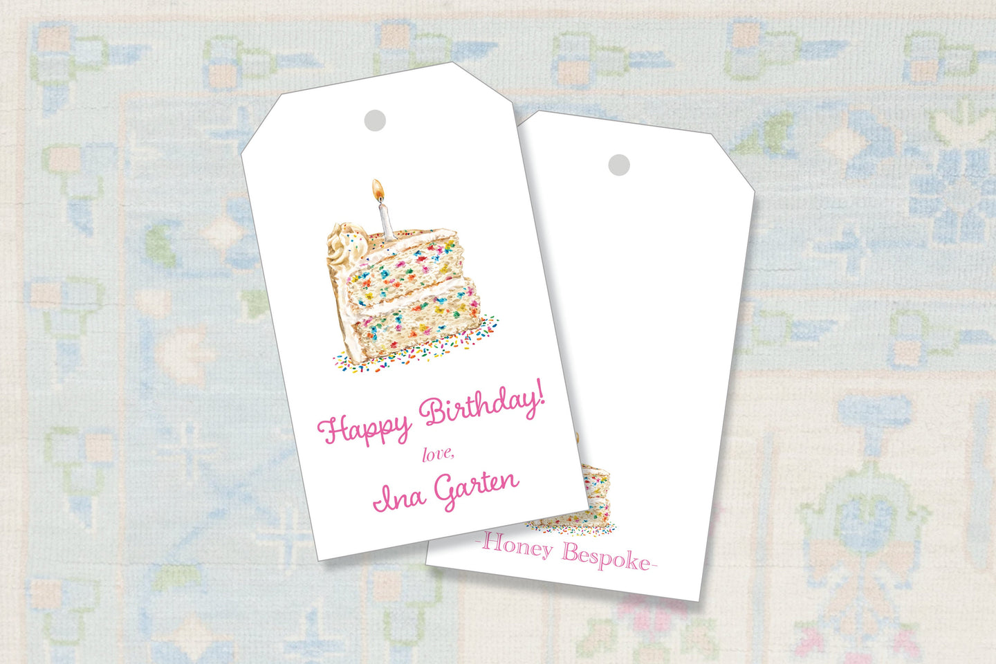Children's Birthday Gift Tag / Party Gift Tags  / Toddler Gift Bag Tags / Preppy Gift Tags / Classic Party Bag Tag