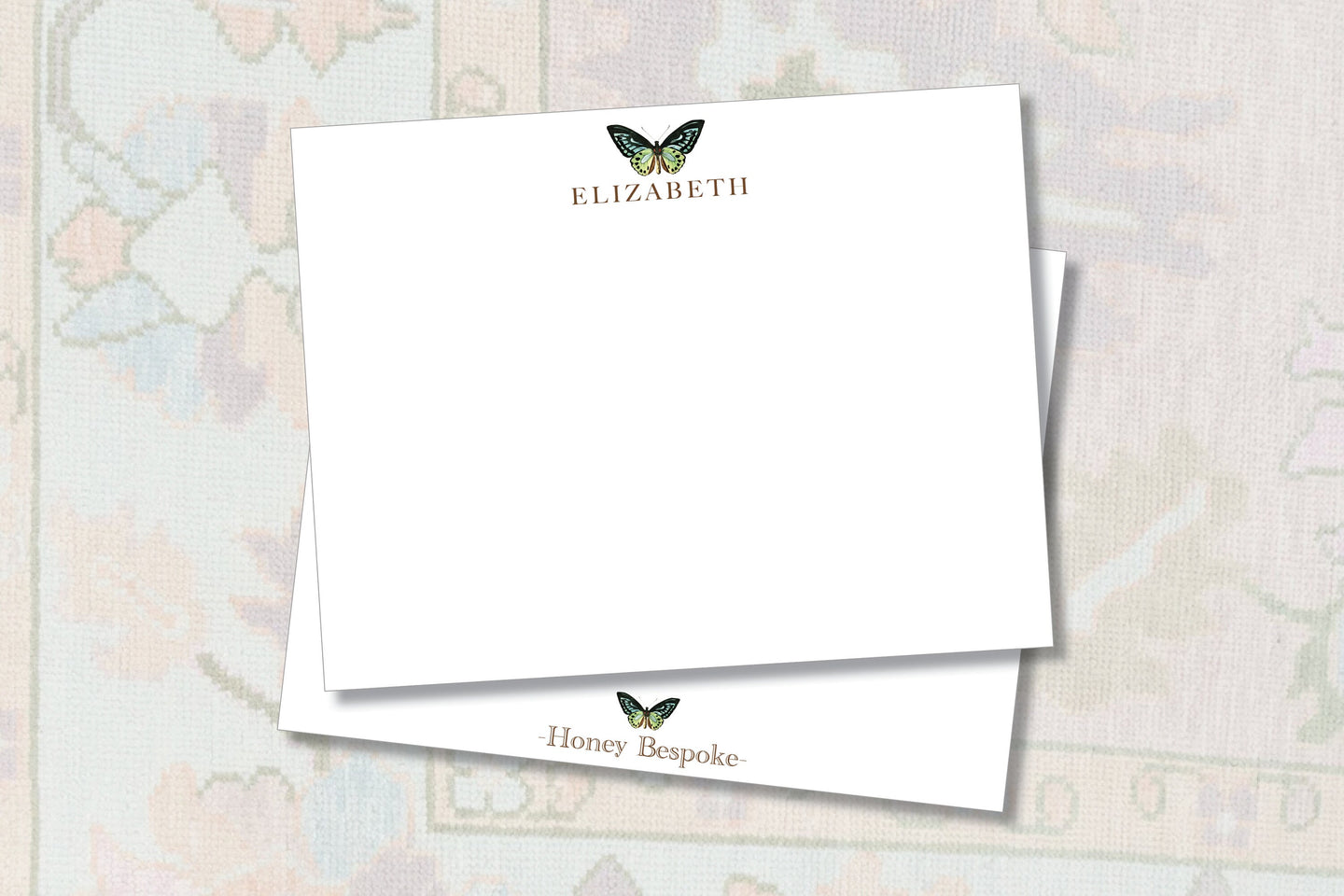 Personalized Butterfly Stationery / Butterfly Gifts / Watercolor Butterfly / Thank You Cards / Preppy Stationery / Thank you Notes /
