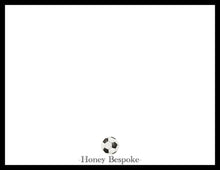 Load image into Gallery viewer, Personalized Soccer Stationery / Soccer Gifts / Soccer Player Gifts / Soccer Thank You Cards / Preppy Stationery / Thank you Notes

