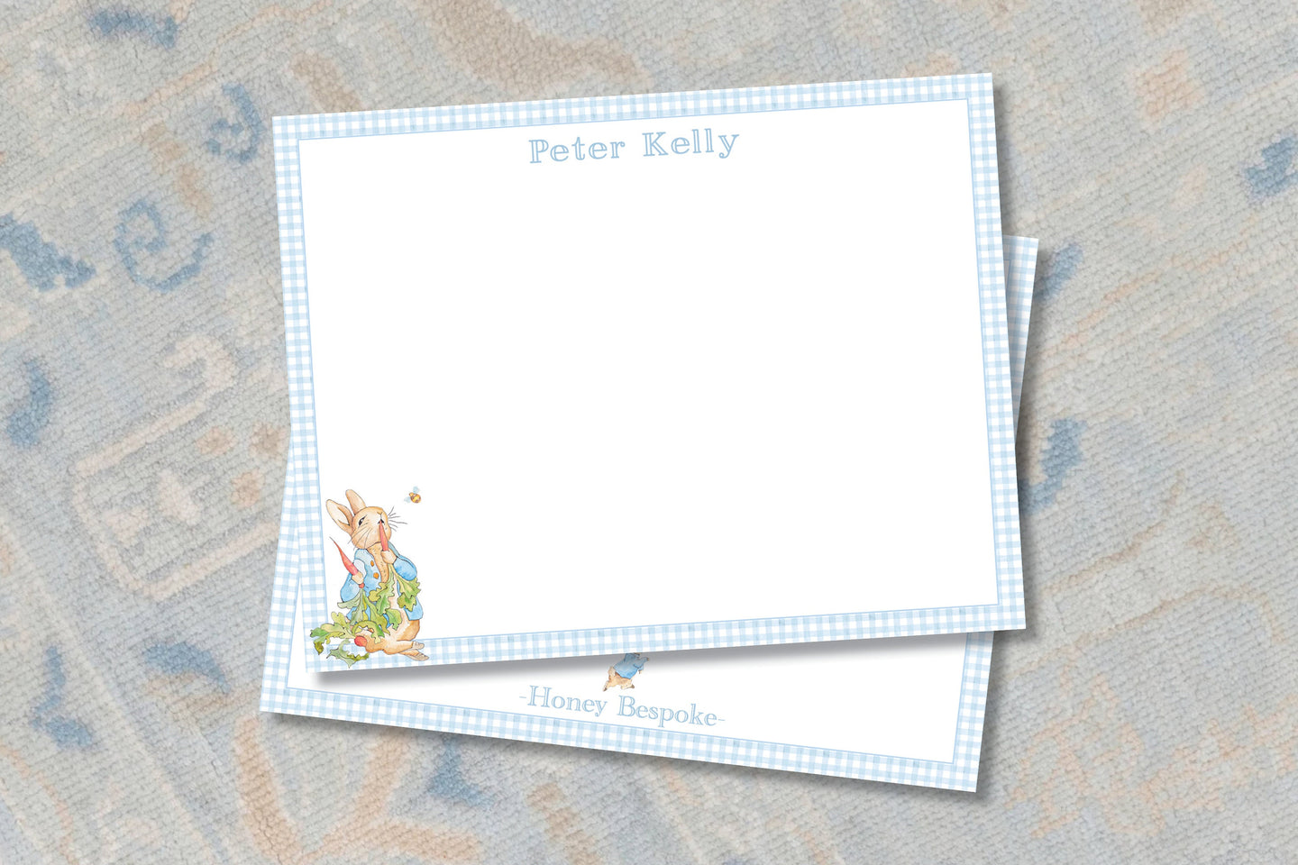 Personalized Peter Rabbit Stationery / Children's Peter Rabbit Thank You Cards / Peter Rabbit Birthday / Peter Rabbit Baby Shower