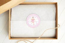 Load image into Gallery viewer, Tutu Cute Ballet Valentines Stickers / Ballerina Valentines Bag Stickers / Preppy Valentines Stickers  / Southern Valentines / Favor Sticker

